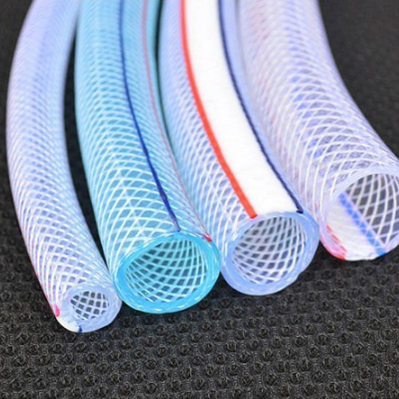 Flexible Fiber Reinforced PVC Plastic Braided Water Pipe Hose