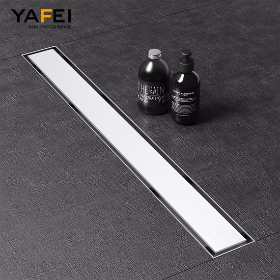 Bathroom Channel Tile Invisible Stainless Steel Linear Shower Floor Drain