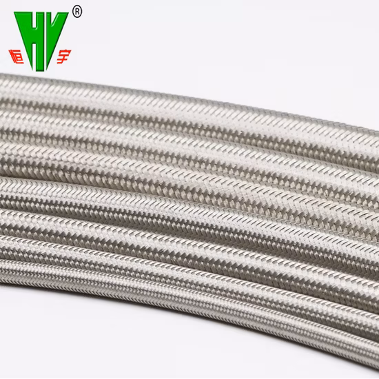 Stainless Steel Braided High Pressure Shower Hose Replacement PTFE Hydraulic Hose